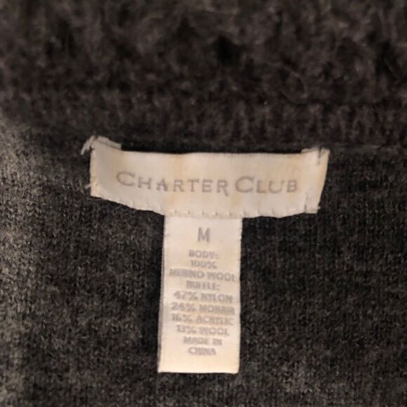 Charter Club Gray Sweater  - Picture 6 of 6